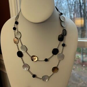 Lia Sophia Multi-Color Mother of Pearl Shell Necklace